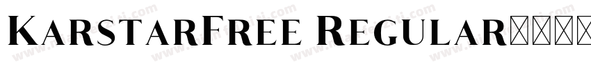 KarstarFree Regular字体转换